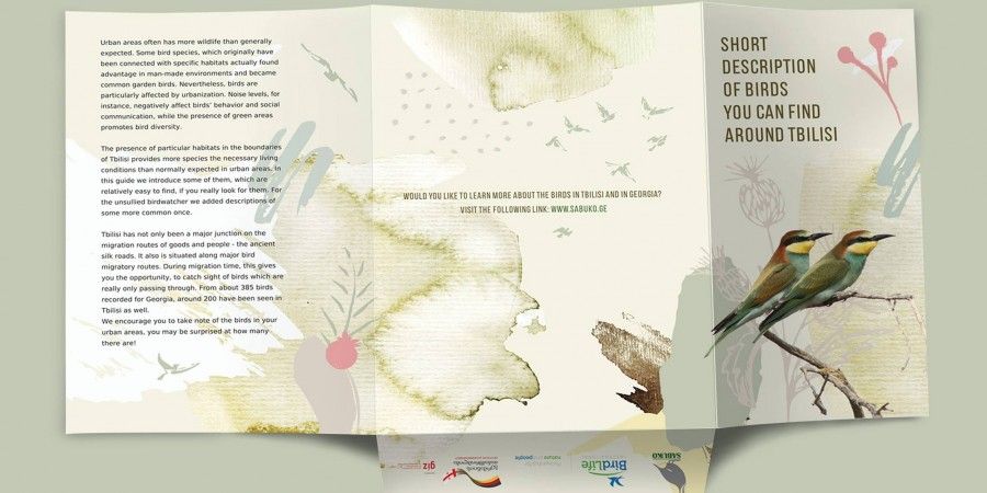 Design of Brochure for Sabuko (Society for the Conservation of Nature)